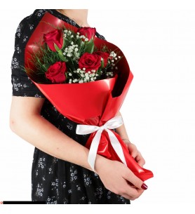 Çorlu Çiçekçi - 5 Gül Buketi